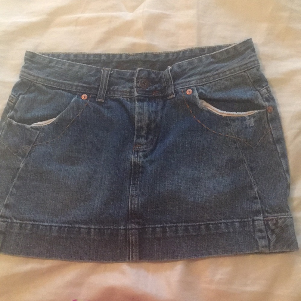 Jean mini skirt size 27